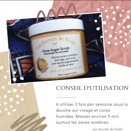 Gommage glow au curcuma